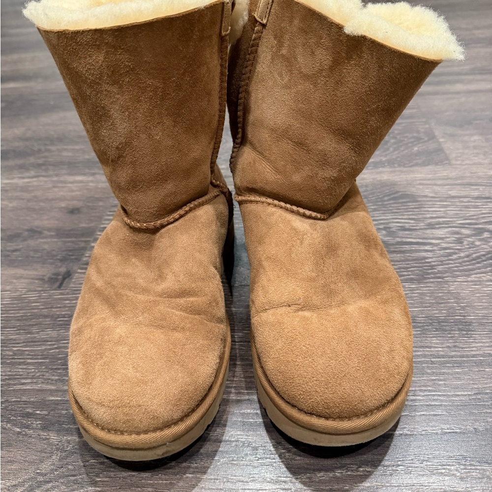 UGG Tan Shearling Lined Boots
